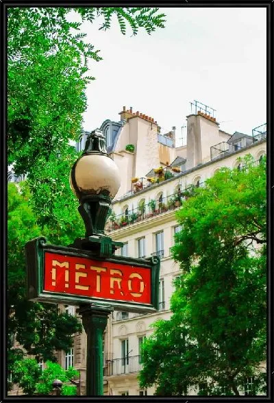 Картина Вывеска Метро в Париже №2