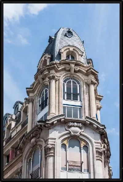 Картина Угловой дом в Париже №4