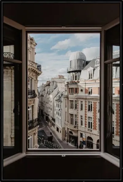 Картина Вид из парижского окна