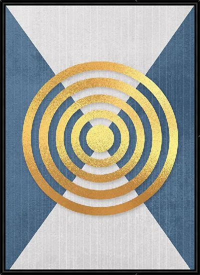 Картина Золотые круги