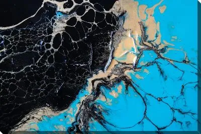 Картина маслом Флюид арт №20