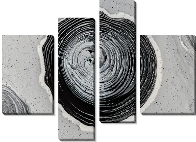 Модульная картина Флюид арт №23