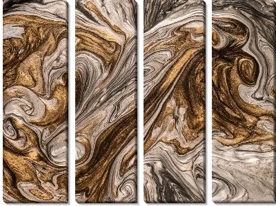 Модульная картина Флюид арт №29