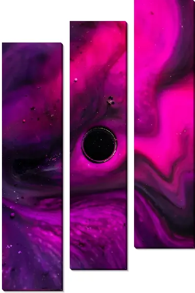 Модульная картина Флюид арт №32