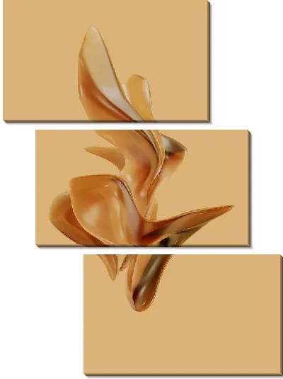 Модульная картина Флюид арт №35