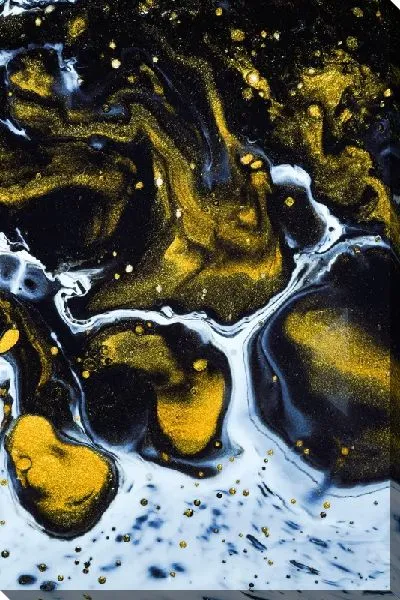 Картина маслом Флюид арт №37