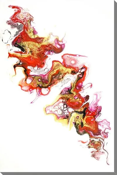 Картина маслом Флюид арт №40