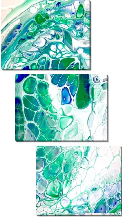 Модульная картина Флюид арт №42