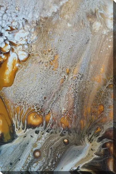 Картина маслом Флюид арт №44