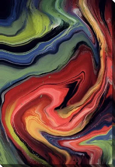 Постер Флюид арт №51