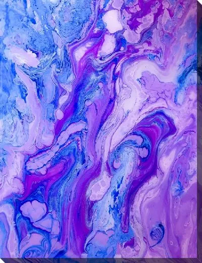 Картина маслом Флюид арт №52