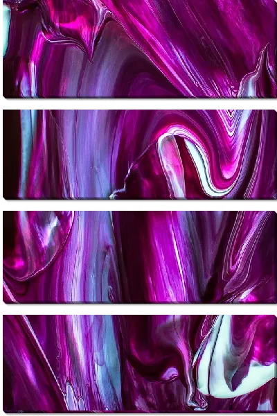 Модульная картина Флюид арт №53