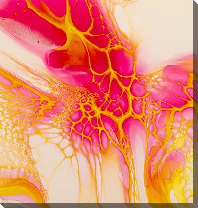 Картина маслом Флюид арт №54