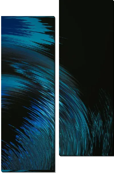 Модульная картина Флюид арт №60