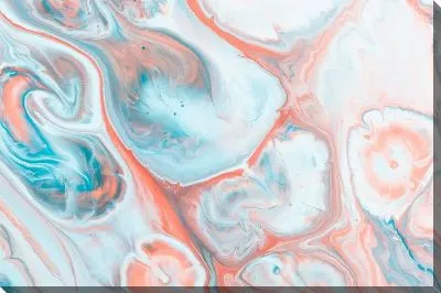 Картина маслом Флюид арт №64