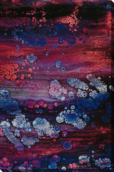 Картина маслом Флюид арт №66