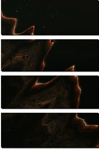 Модульная картина Флюид арт №68