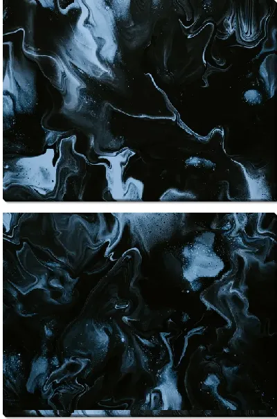 Модульная картина Флюид арт №72