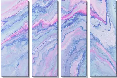 Модульная картина Флюид арт №73