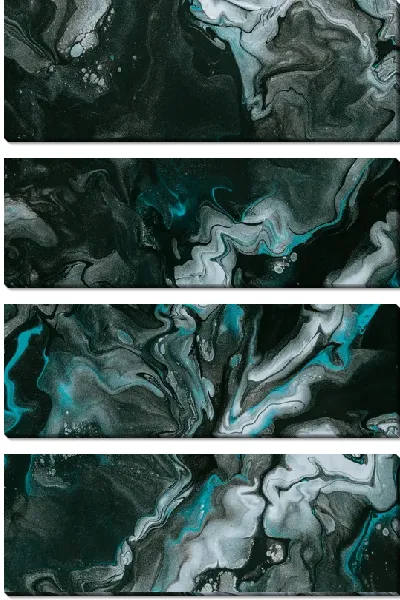 Модульная картина Флюид арт №74