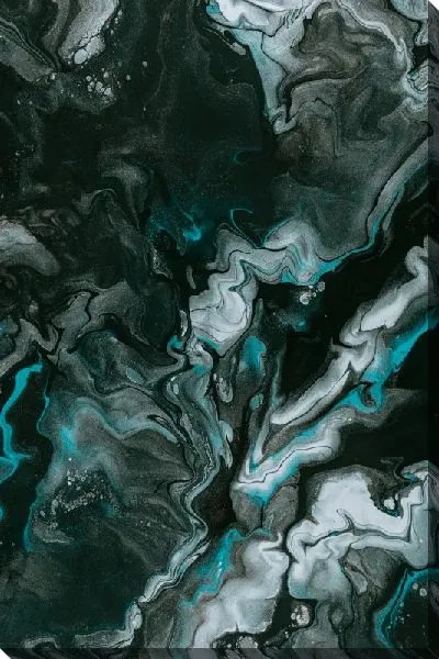 Картина маслом Флюид арт №74