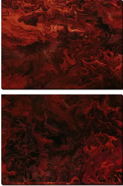 Модульная картина Флюид арт №77