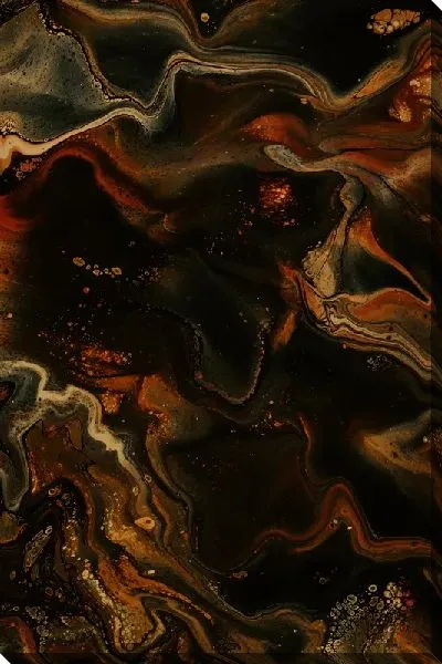 Картина маслом Флюид арт №79