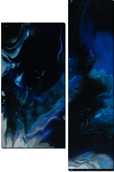 Модульная картина Флюид арт №81