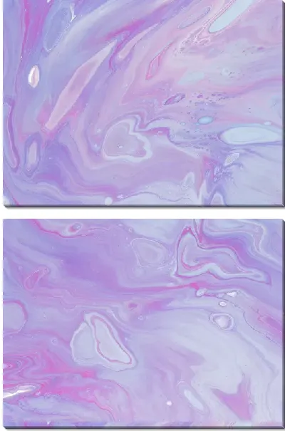 Модульная картина Флюид арт №82