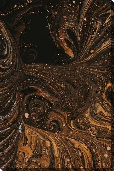 Картина маслом Флюид арт №86