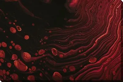 Картина маслом Флюид арт №92