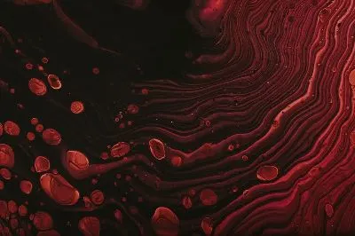 Плакат Флюид арт №92