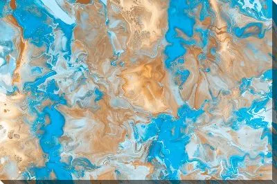 Картина маслом Флюид арт №94