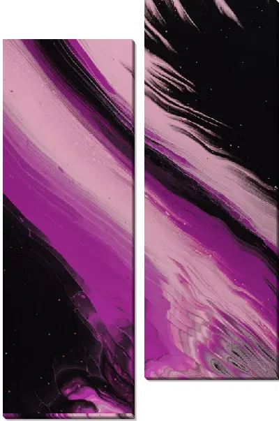 Модульная картина Флюид арт №95