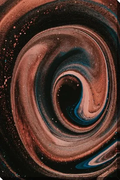 Картина маслом Флюид арт №98