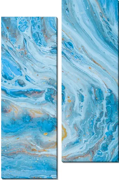 Модульная картина Флюид арт №99