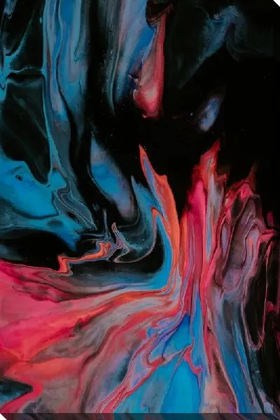 Картина маслом Флюид арт №101
