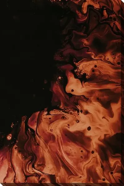 Картина маслом Флюид арт №102