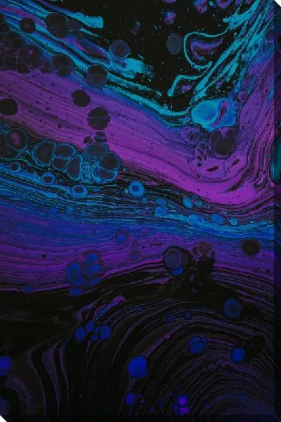 Картина маслом Флюид арт №107