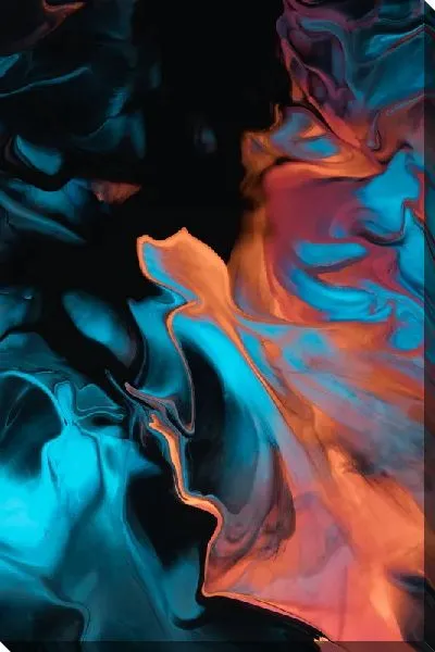 Картина маслом Флюид арт №108