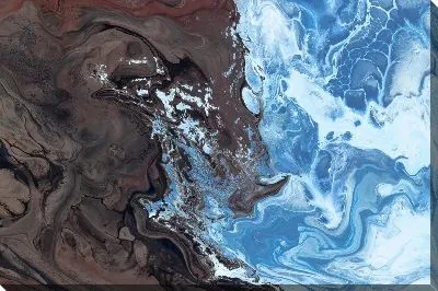 Картина маслом Флюид арт №113