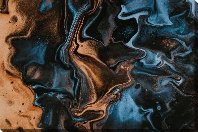 Картина маслом Флюид арт №114