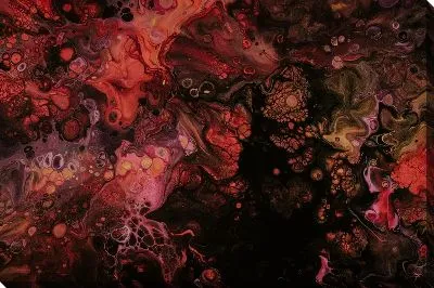 Картина маслом Флюид арт №120