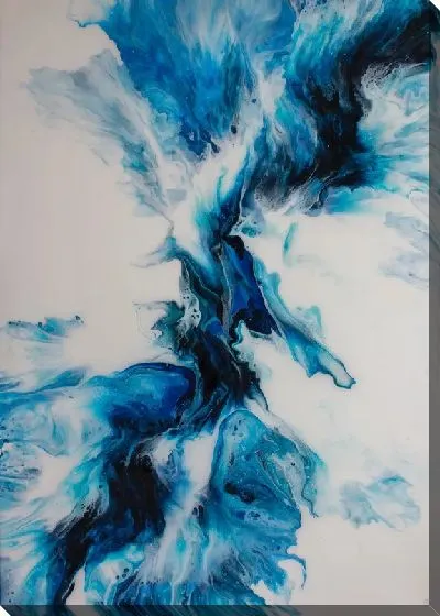 Картина маслом Флюид арт №125