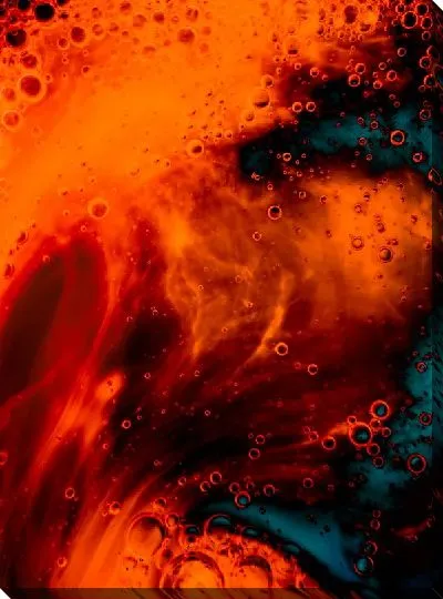 Картина маслом Флюид арт №127