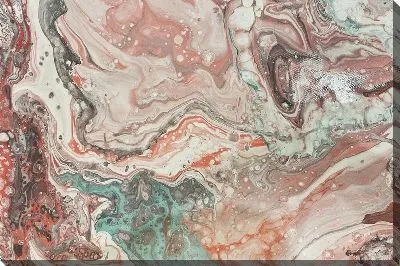 Картина маслом Флюид арт №128