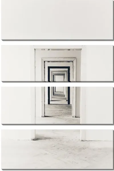 Модульная картина Дверные проёмы