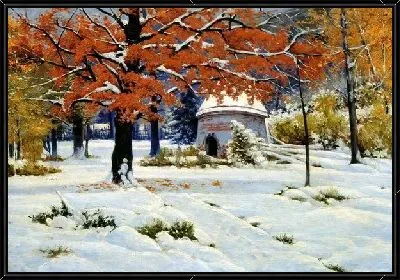 Картина Ранний снег (Early snow)