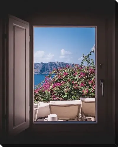 Постер Окно на балкон