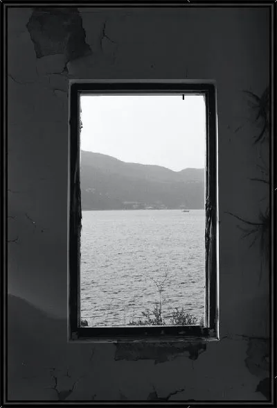 Картина Окно на озеро